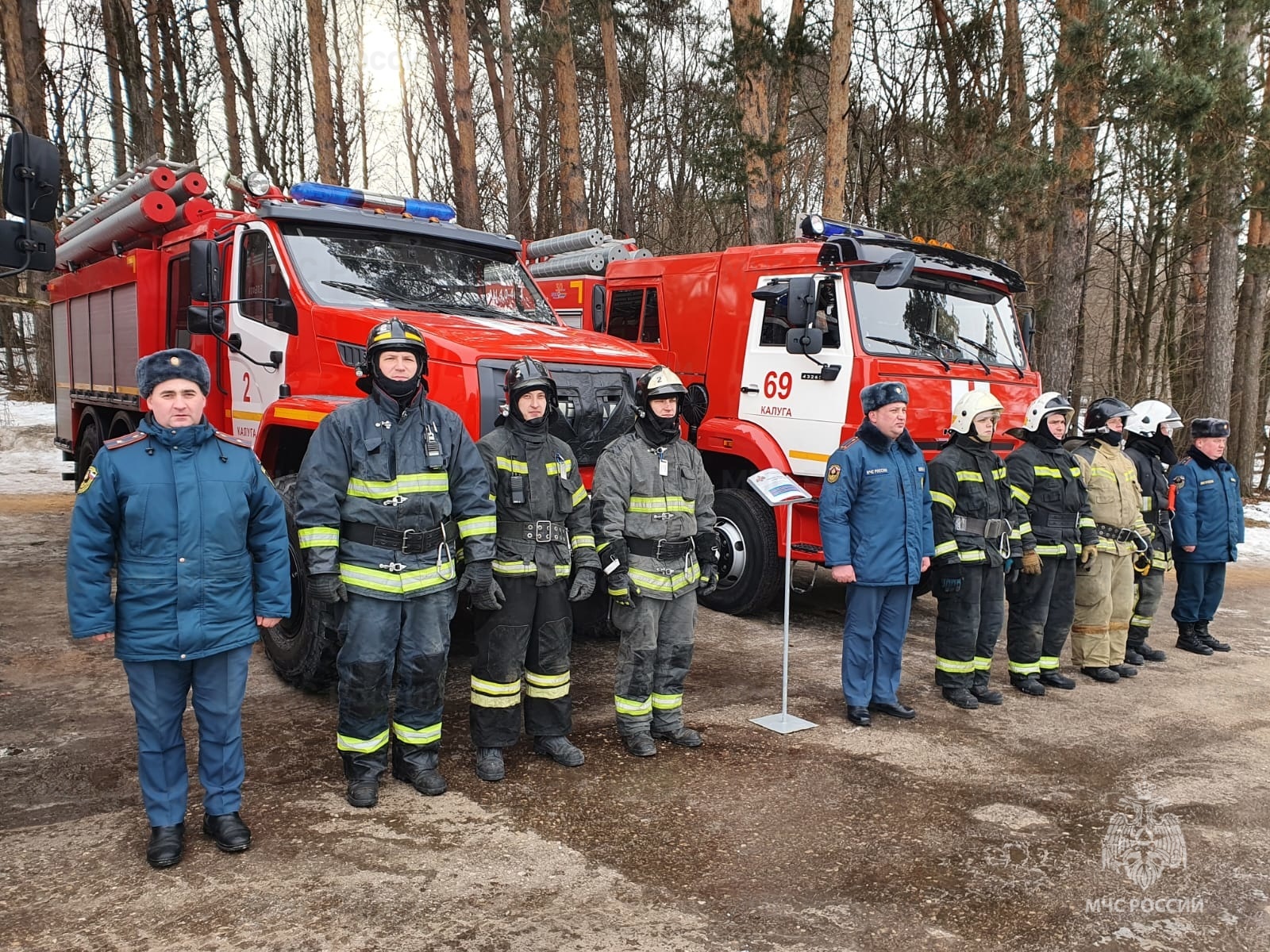 Калужские пожарные готовы к пожароопасному периоду | 04.03.2022 | Новости  Калуги - БезФормата