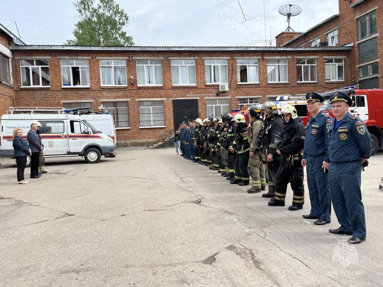 На базе государственного архива Калужской области состоялись  пожарно-тактические учения | 27.05.2023 | Новости Калуги - БезФормата