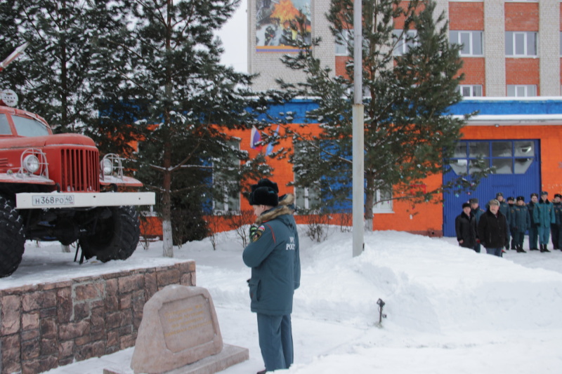 24.12.2021 Митинг, посвященный 200-летию Калужской пожарной охраны